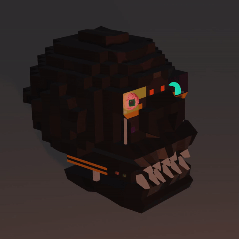 mech skull