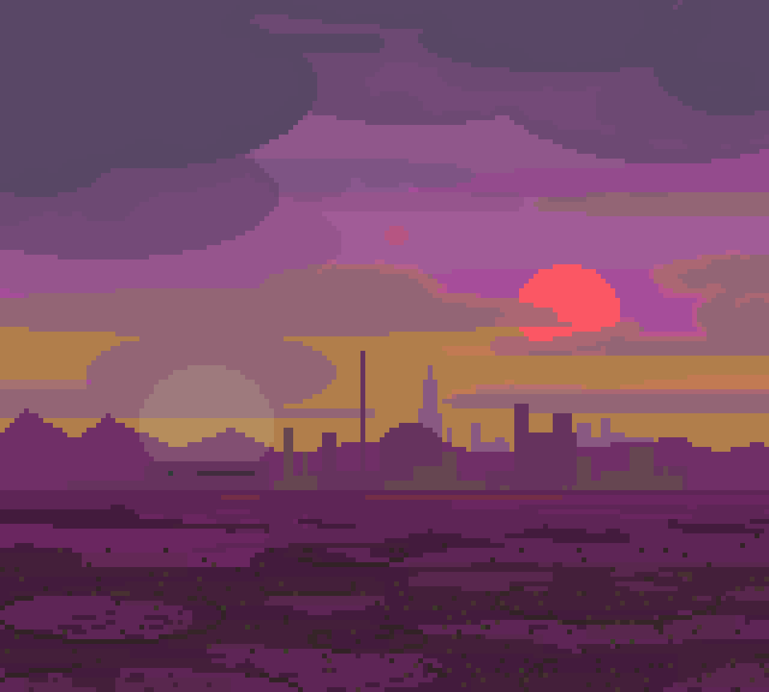 distant metropolis